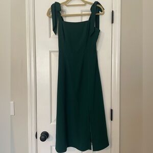 Green Tie Dress - Perfect for Wedding & Bridesmaids